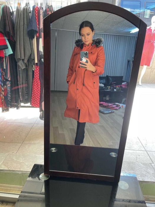 Плащ куртка утепленный