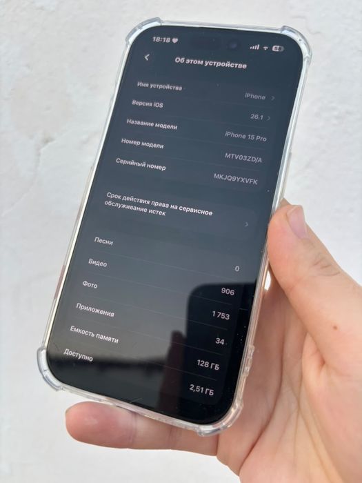 Iphone 15 pro 128гб