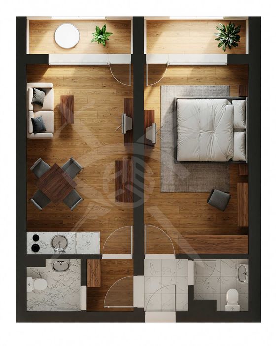 Продава се Двустаен апартамент в к.к. Слънчев бряг - 74 кв.м за 1800 €/кв.м - Снимка #6