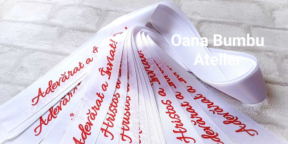 30 buc Panglica satin lumanari Inviere Pasti