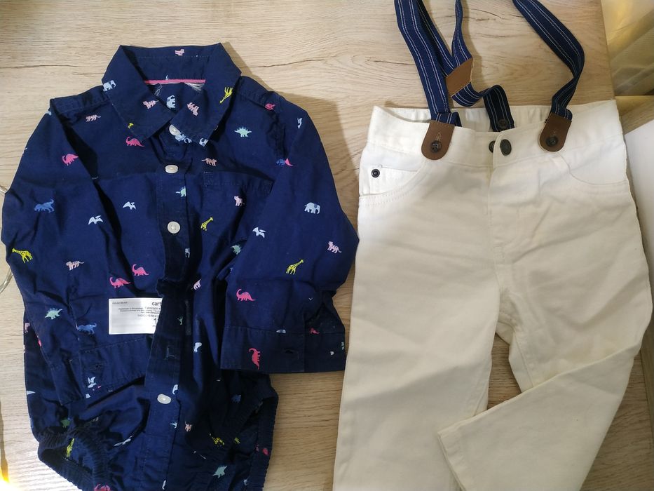 Комплект рубашечка-боди и брюки