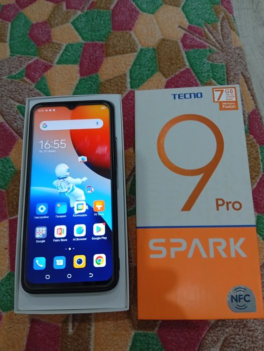 Продам андроид техно Спарк про 9