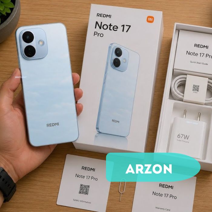 YENGI ! Новинка Redmi Note 17  (4/128Gb | 8/256Gb) | Dostavka !