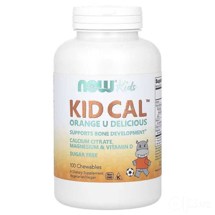NOW Foods Kids Kid Vits Berry Lemonade Kid Cal Orange