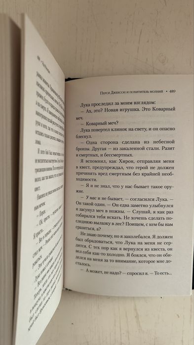 Книга «Перси Джексон и Похититель молний»