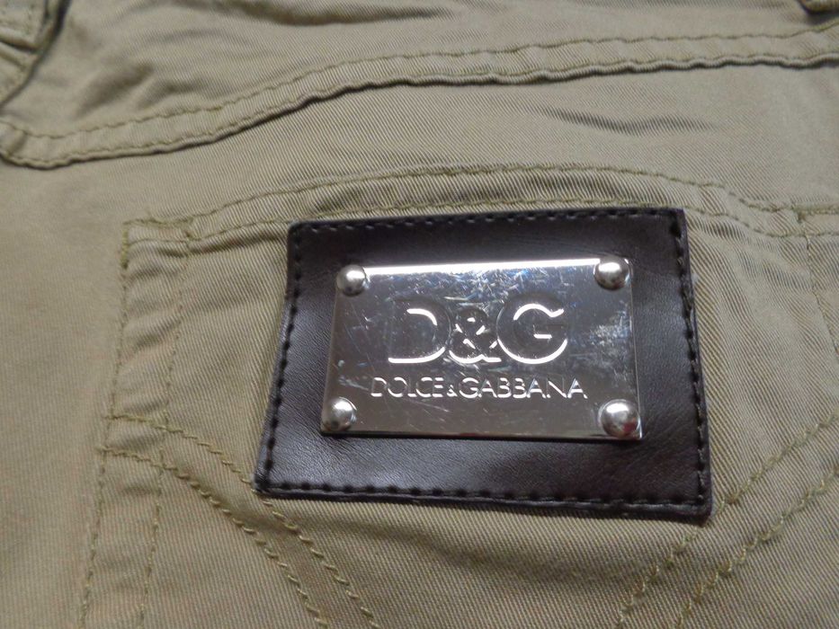 Pantaloni bej D&G Dolce Gabbana marimea 30