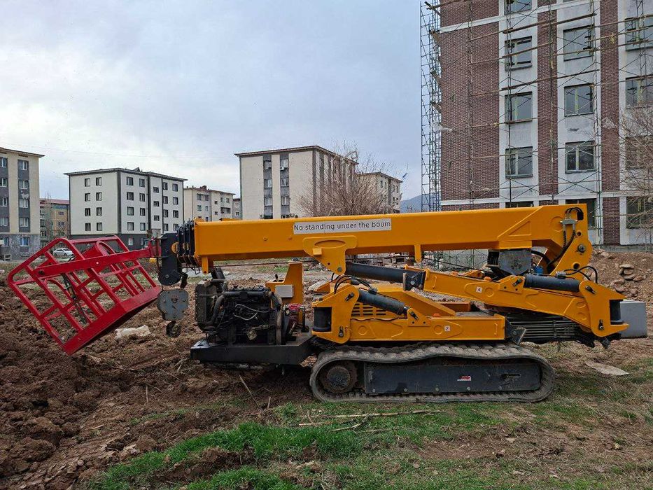 гусеничный кран и автовышка услуга