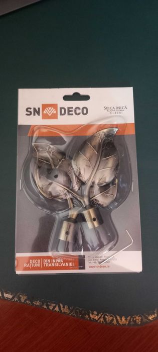 Console si capete galerie perdea auriu / bronze SN Deco