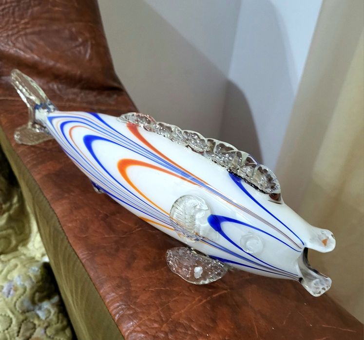 Pește sticla murano stare foarte buna
