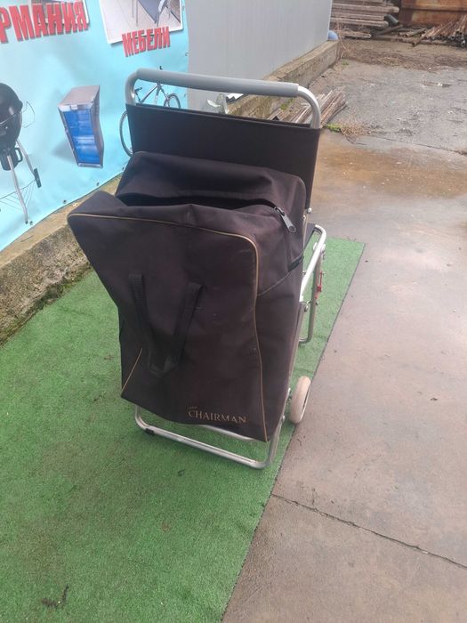 Количка за пазаруване с столче