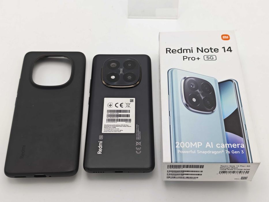 Xiaomi Redmi Note 14 Pro+ 5G Black 12 Gb Ram 512 Gb Memorie FullBox Stare Excelenta