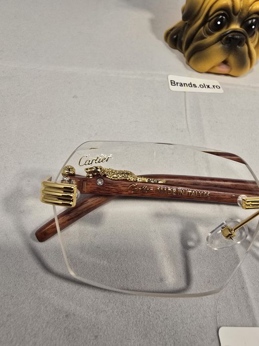 Ochelari de soare Cartier Rimless Transparent, made in Italy