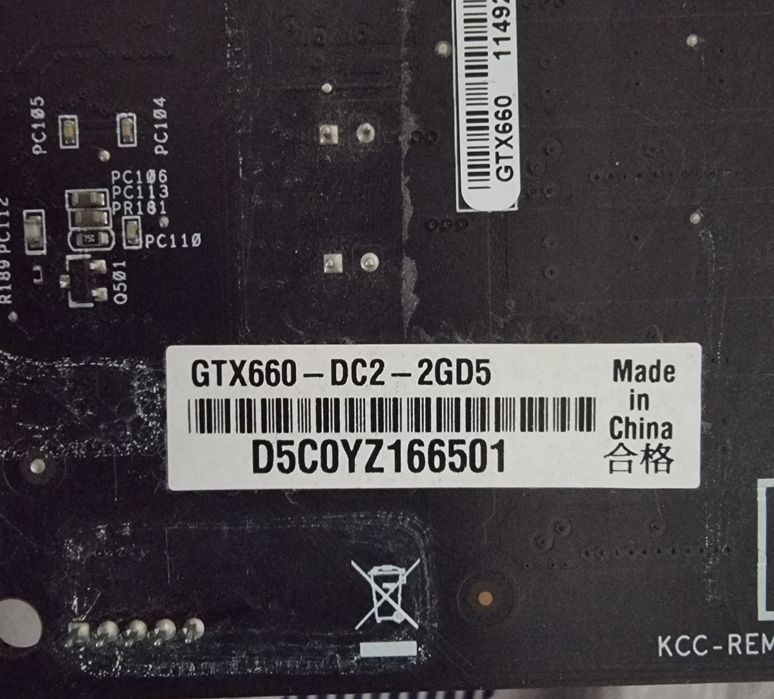 Видеокарта Asus Nvidia GTX660
