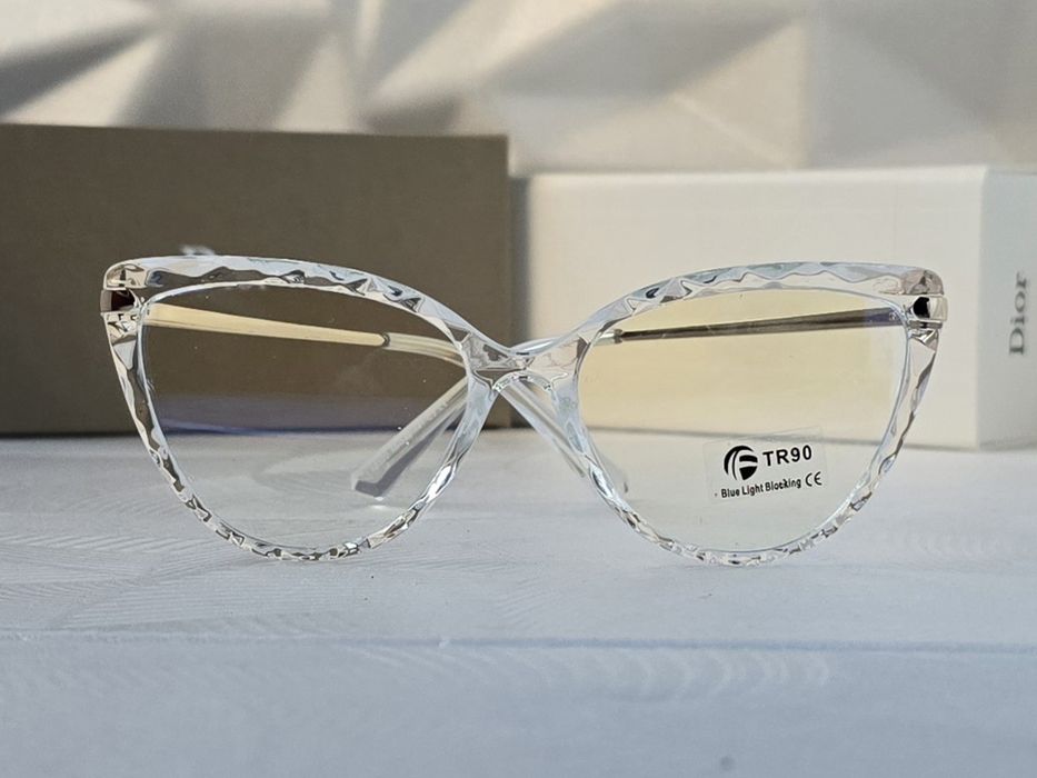 Диоптрични рамки Очила за компютър прозрачни слънчеви очила