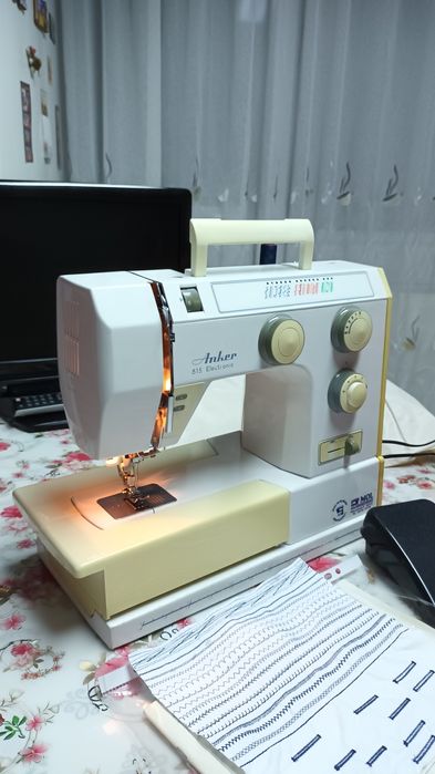 Masina de cusut ANKER cu graifar industrial rotativ,