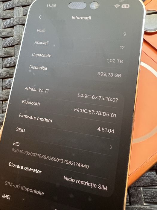 Iphone 14 PRO MAX White 1 TB