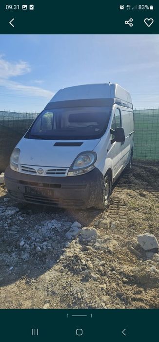 Dezmembrez Opel vivaro Renault trafic Nissan primastar