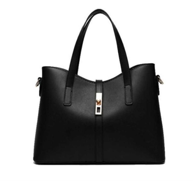 Луксозна к. чанта в черно