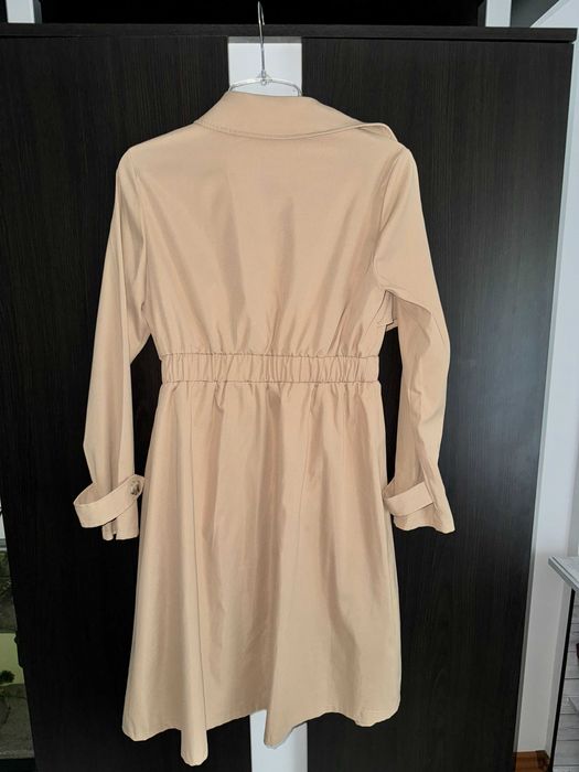 Trench cu talie elastica