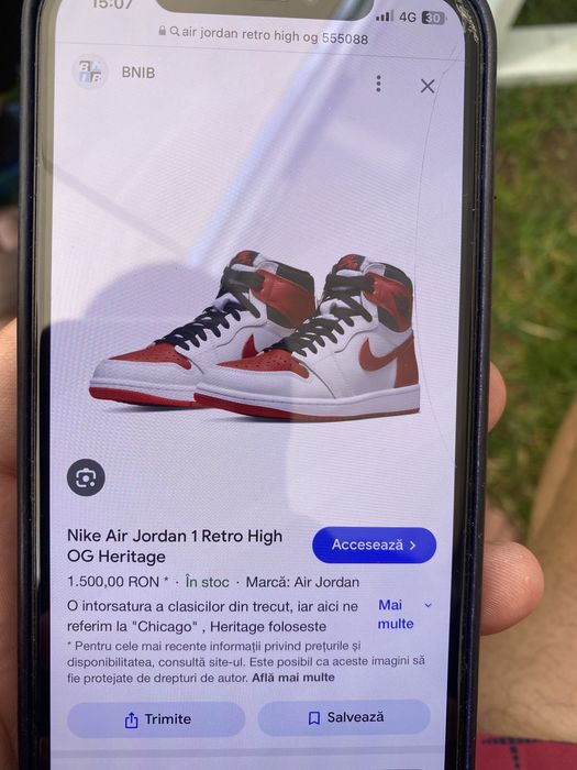 Nike air jordan 1 retro high og 42