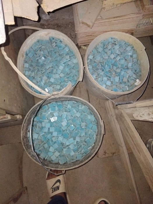 Кафельная мозайка советская.