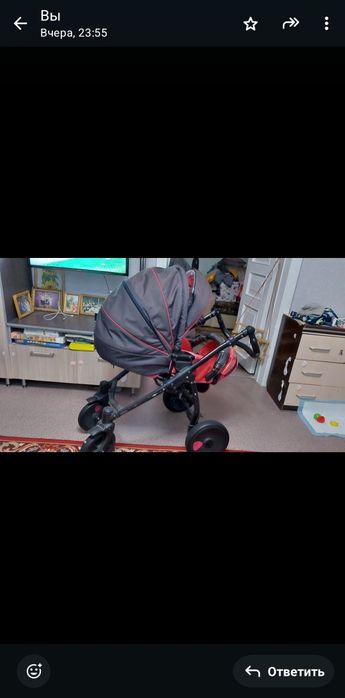 Коляска 3 в 1, унисекс