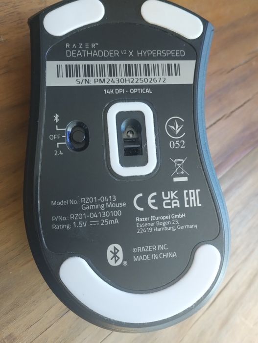 Razer DeathAdder V2 X Hyperspeed Gaming Mouse 14000 DPI Negru