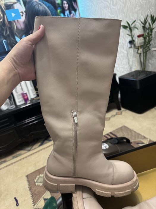 Сапоги из кожи 39 размер