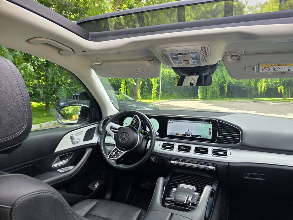 Mercedes GLE 350de 4Matic/Trapa panoramica/Distronic/Lane assist/unghi mort/Moduri de condus