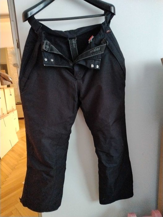 Costum schi Mayer, material Sympatex, roșu-negru-argintiu, mărime 58