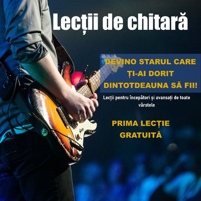 Lecții ONLINE de chitară pt toate vârstele
