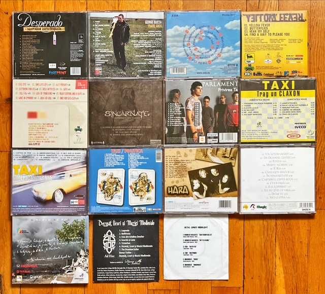 CD rock RO: Partizan, OCS, I. Stoian, Antract, Trooper, Desperado, Kumm, Taxi..