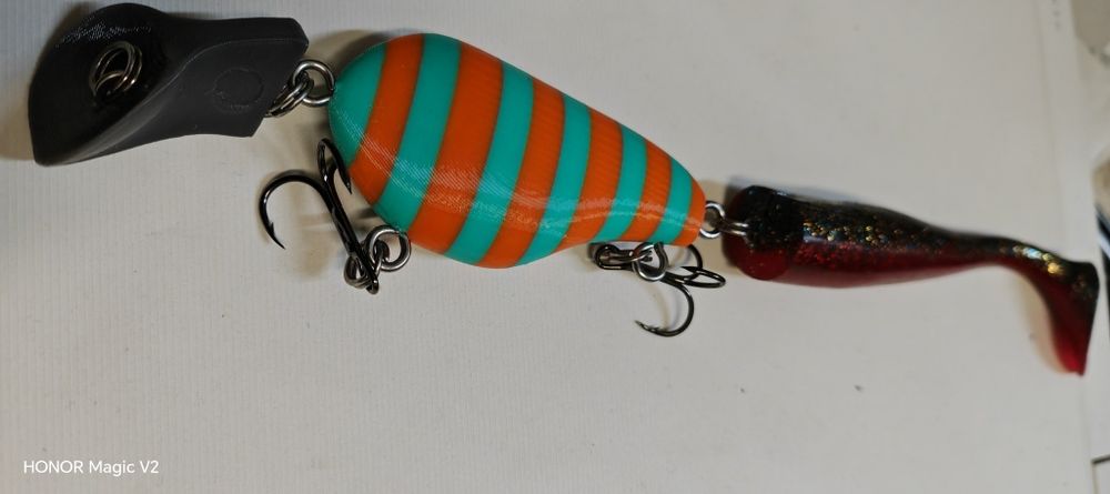 Примамка за риболов Headbanger 3д принтирана