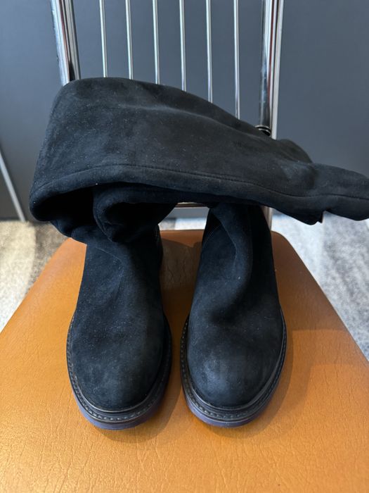 Cizme Flavia Passini negre piele intoarsa