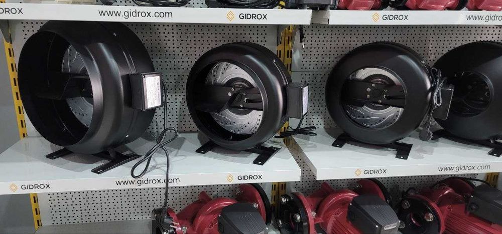 Канальные вентиляторы Gidrox