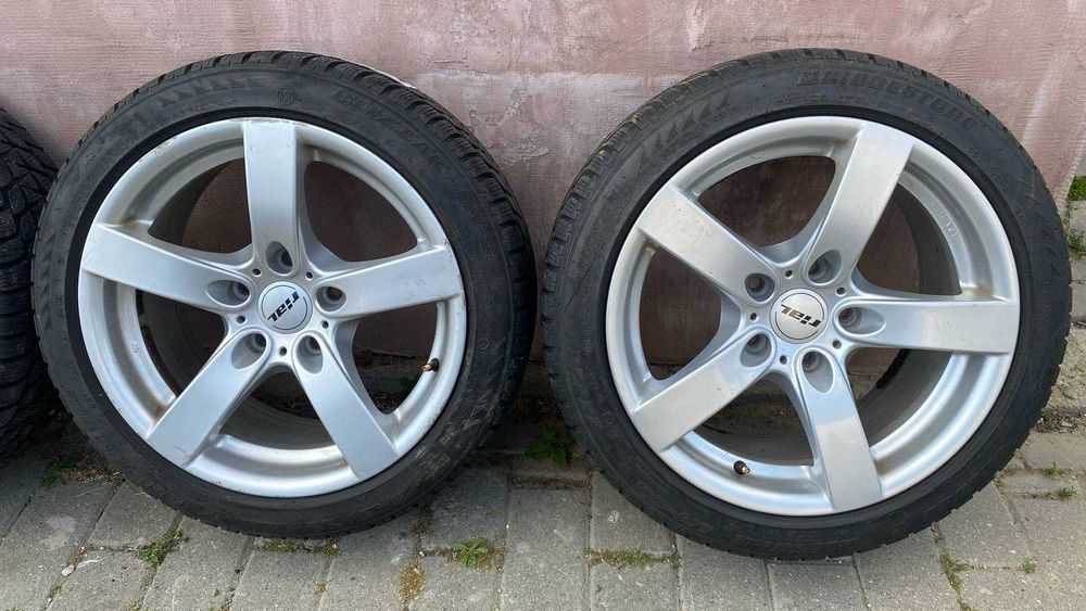 jante alu bmw 5x120 usor concave 8j  et 29 cu anv iarna 225 45 17
