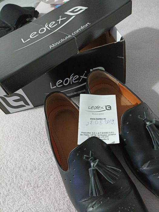 Pantofi bărbați din piele