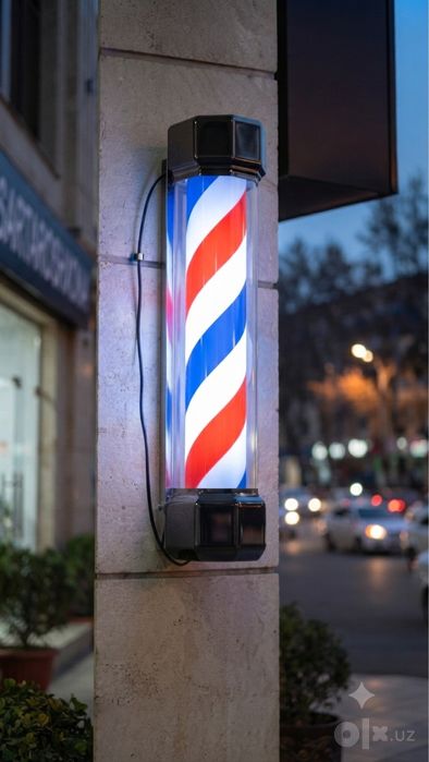 Barber pole вывеска