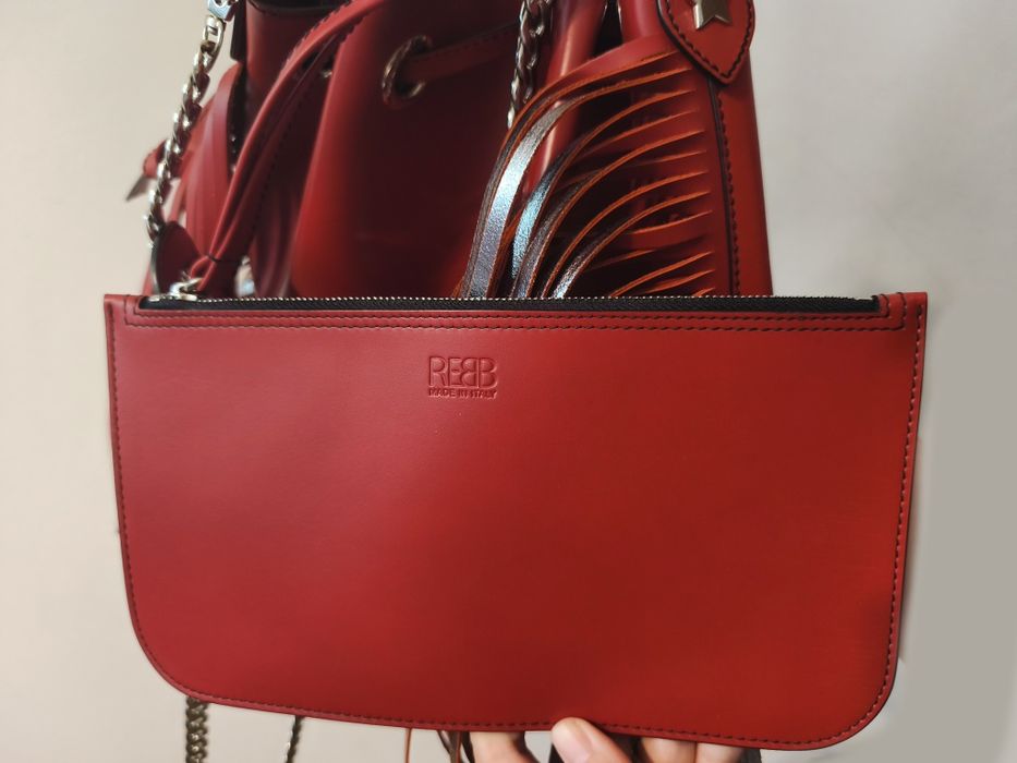 Кожена дамска раница