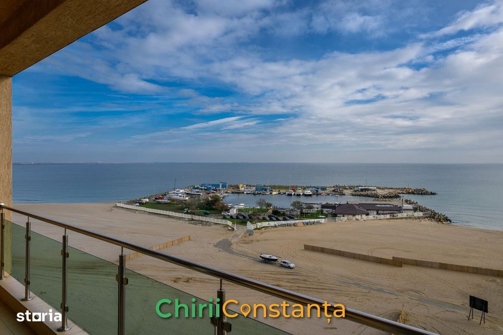 #Apartament cu 3 camere · vedere frontală la mare | port Marina Eforie