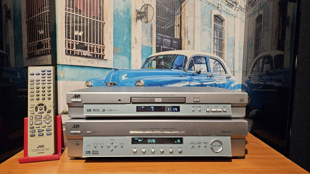 Amplificator statie receiver JVC RX E 111 R si/sau cd dvd JVC XV E 111