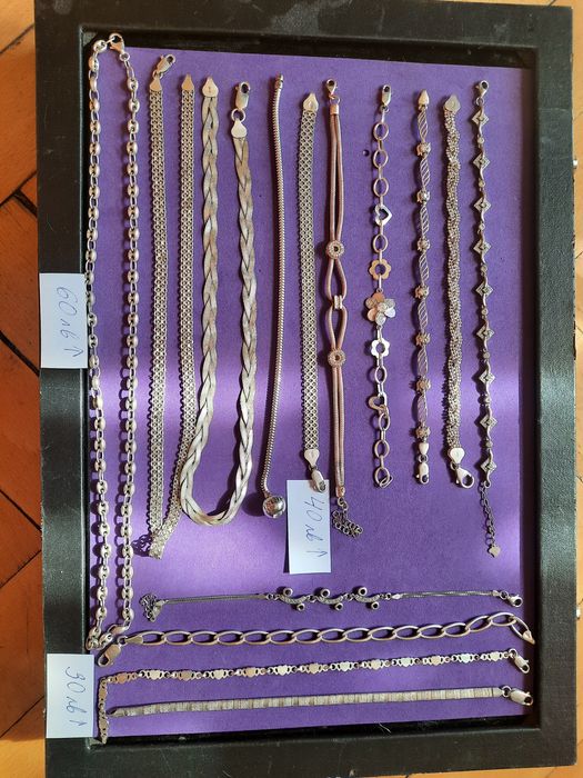 Сребърни бижута от 20до 50лв.