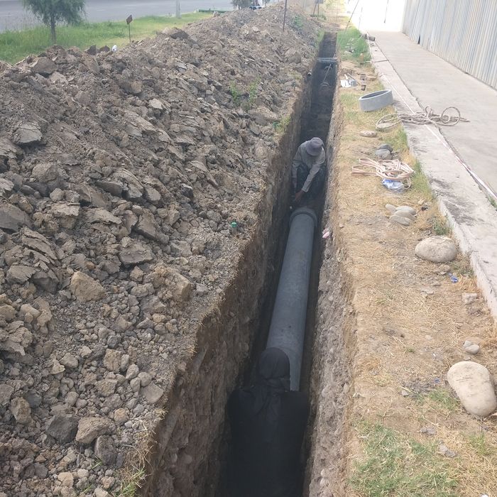 Канализация,водапровод,подкоп,кудук дирнаж кламиз