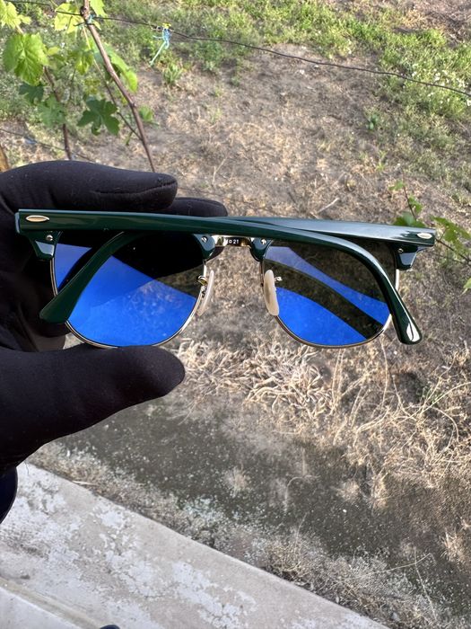 Ray-Ban Clubmaster Chromance Polarized