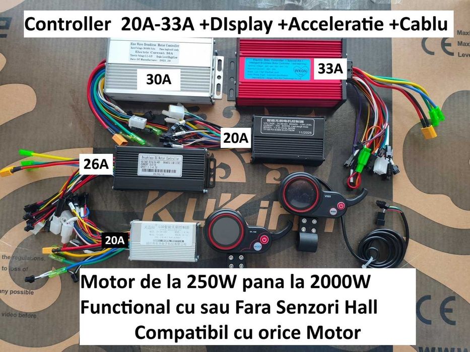 Controller NOU ‼️KIT Complet ‼️ DIsplay si acceleratie‼️ Universal