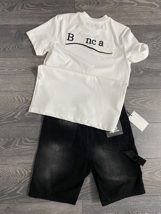 Compleu barbati 2 piese blugi si tricou
