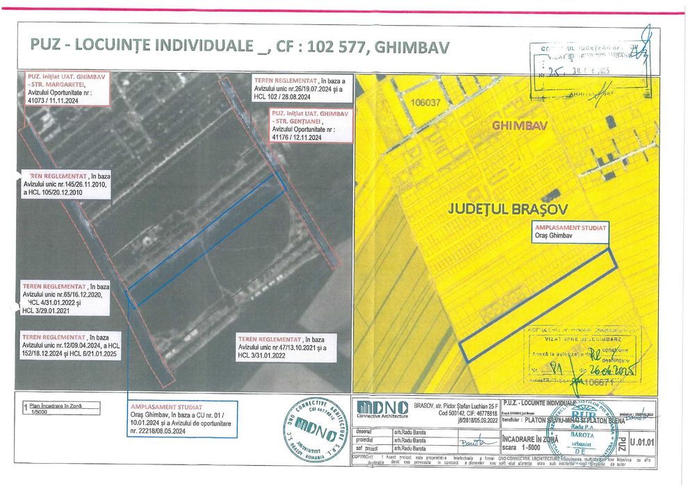 Parcele teren de vanzare Ghimbav