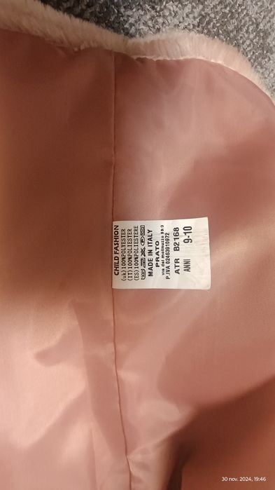 Geaca fete imblanita