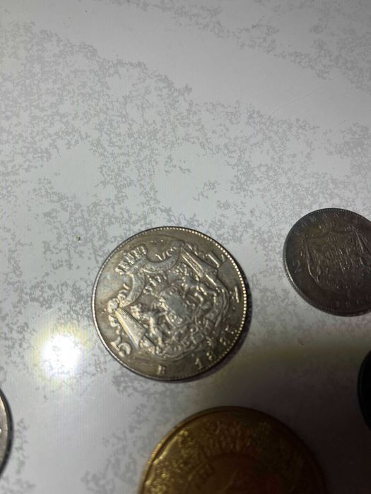 5 Lei   1885Carol I , r e p l i c a