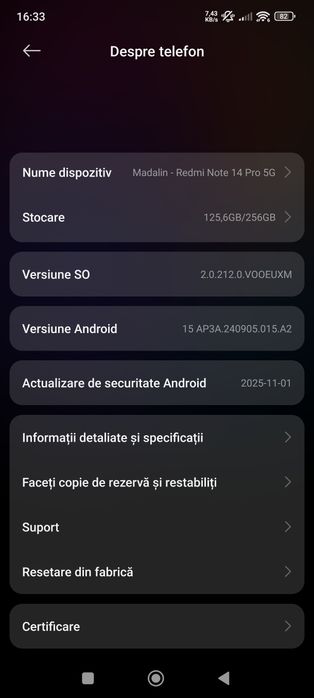 Redmi Note 14 Pro 5G ( 8Gb Ram, 256Gb Rom )